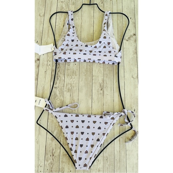 RVCA Foulard Tie Side Bralette Bikini - Picture 6 of 9